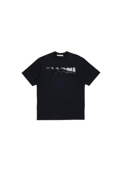 T-shirt con logo MARNI KIDS | M01901 M00Z10M900